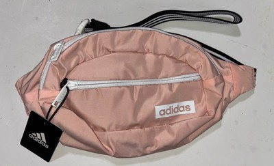 Adidas Waist Bag Fanny Pack Adult Blush Pink Chest Bag Logo Adjustable Strap NEW
