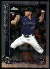 2025 Topps Chrome Update #USC123 Ryan Rolison RC Colorado Rockies 56409