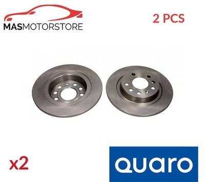 BREMSSCHEIBEN SATZ PAAR HINTEN QUARO QD9485 2PCS A FÜR SAAB 9-3,9-3X