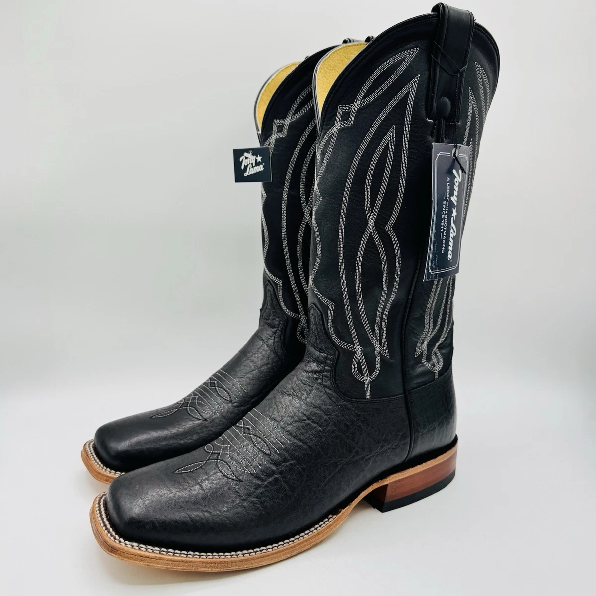 Tony Lama Black Western Boots for Men for Sale | Shop New & Used