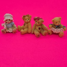 Cherished Teddies Littles x 4 Mom Daisies Rhi...