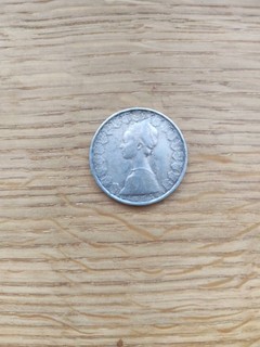 500 Lire 1958 Silber mit leichter Patina