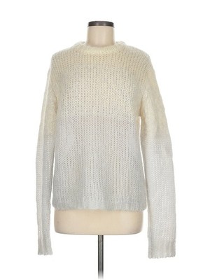 Custommade Women Ivory Pullover Sweater M