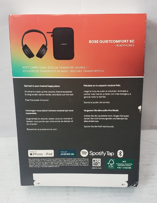 Bose QuietComfort SC Noise Canceling Headphones - Black Model