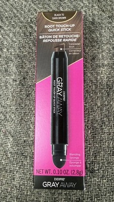 3 New Boxes EVERPRO GRAY AWAY BLACK TO DARK BROWN ROOT TOUCH UP QUICK STICK