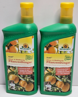 Neudorff Azet ZitrusdüNger 2X 1L – Mediterrane Pflanzen FlüSsigdüNger (2247 W3)
