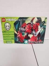 LEGO Hero Factory: Raw-Jaw 2232 (2011) Complete Set With Instruction Manual 🔥