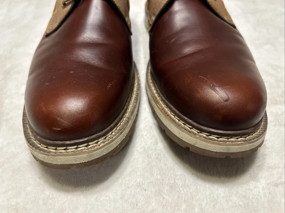 Timberland ботинки мужской размер 13 Britton Hill водонепроницаемый каштановой кожи чукка - Изображение 4 из 4