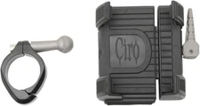 Ciro Smartphone Holder without Charger Handlebar Mount - 1-1/4in. - Black PWC