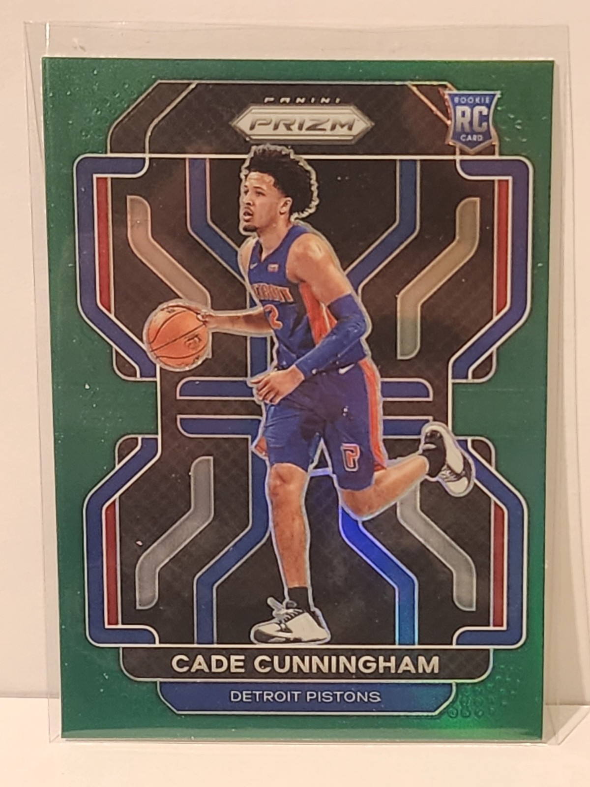 Cade Cunningham 2021-22 Panini Prizm Green RC Pistons #282
