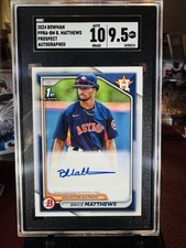 2024 Bowman Baseball - Prospect Autographs Brice Matthews PPRA-BM (AU RC) Astros