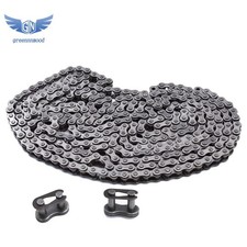 35 Roller Chain 10 Feet with 1 Connecting Link 0.375 Inch New
