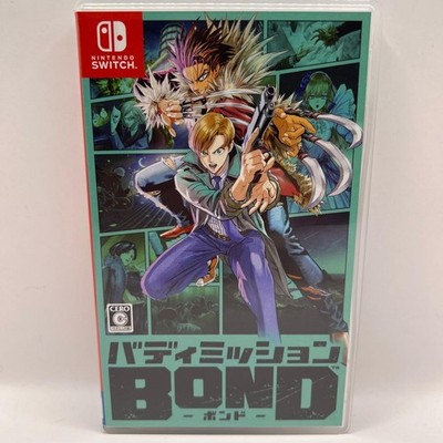 Nintendo Switch Buddy Mission BOND Used Tested with Case