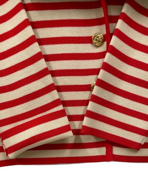 GUCCI Giacca in maglia a righe con bottoni oro 572593 Xkalw giacca su misura