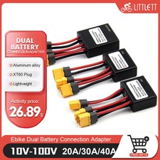 10V-100V 20A/30/40A Ebike Dual Battery Discharge Converter Connection Adapter Sw