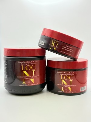 LOC N Loc Twists Braids Wave Edge Gel Extra Hold, 4/8/16oz.