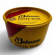 SC Johnson Paste Wax Can 95% Full Original 1988 Formula Discontinued 16oz