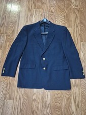 Hart Schaffner Marx Blazer Mens 48L Blue GOLD TRUMPETER Nordstrom Jacket