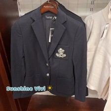 NWT Ralph Lauren Polo Women's Bullion Jacquard Blazer Black Choose Size