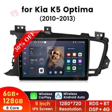8Core 6+128GB Android 14 Carplay Stereo Radio GPS 4G For KIA Optima K5 2010-2013
