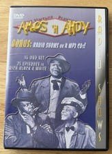 Amos  Andy - 16 DVD Box Set - 75 Episodes Disk surface Nearly Perfect Cond