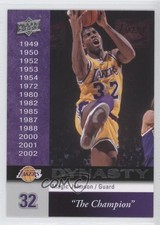 2008-09 Upper Deck Los Angeles Lakers Dynasty Magic Johnson #LAL-13 HOF b5x