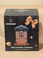 BIRDSNAP Smart Bird Feeder w/ Camera Wireless NEW Bird Watching Audubon Society