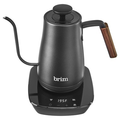 Temperature Control Electric Gooseneck Kettle with Capacitive Touch, Black