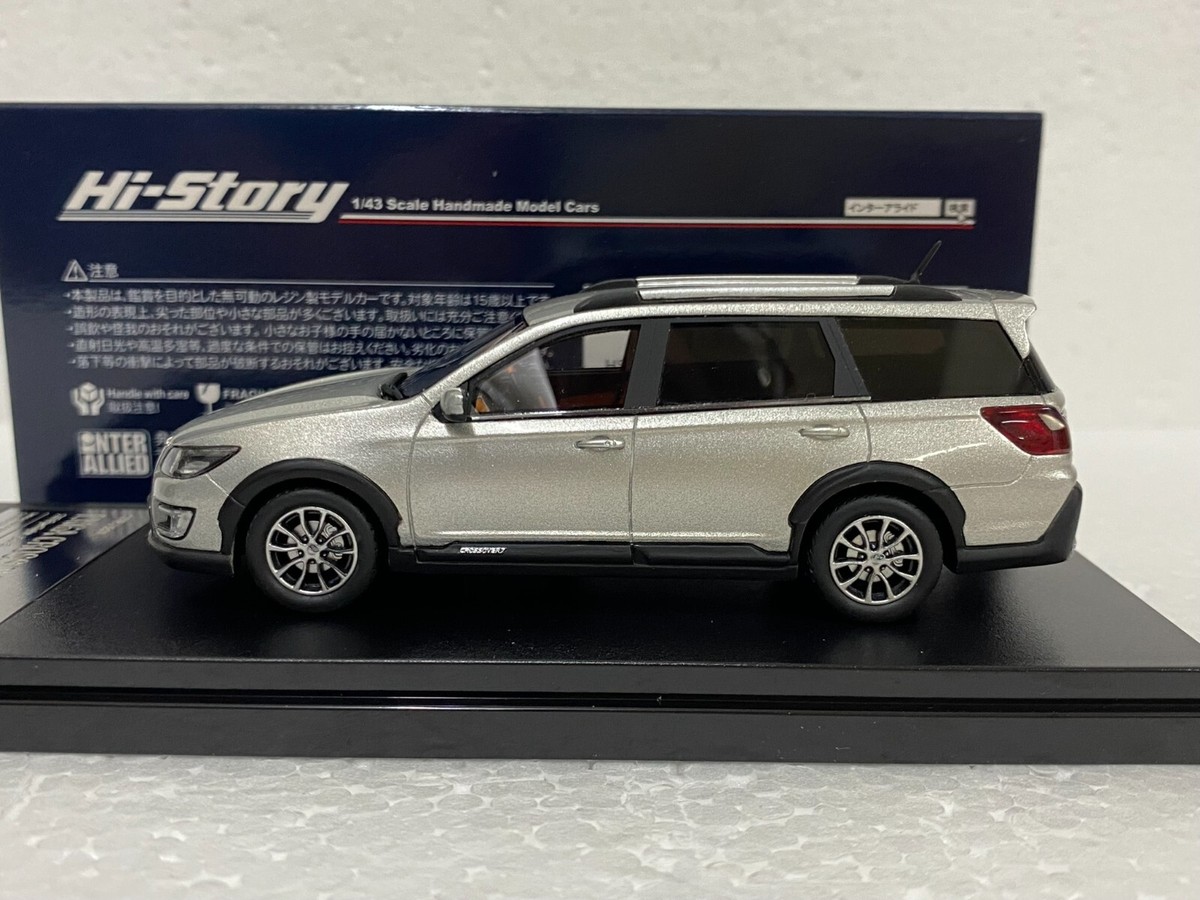 1:43 HI STORY HS427GL Subaru Exiga Crossover 7 2.5i 2015 JDM Resin