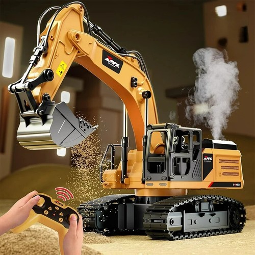 RC Excavator 2.4G Remote Control Engineering Vehicle Toy Kids Christmas Gift - Picture 17 of 26