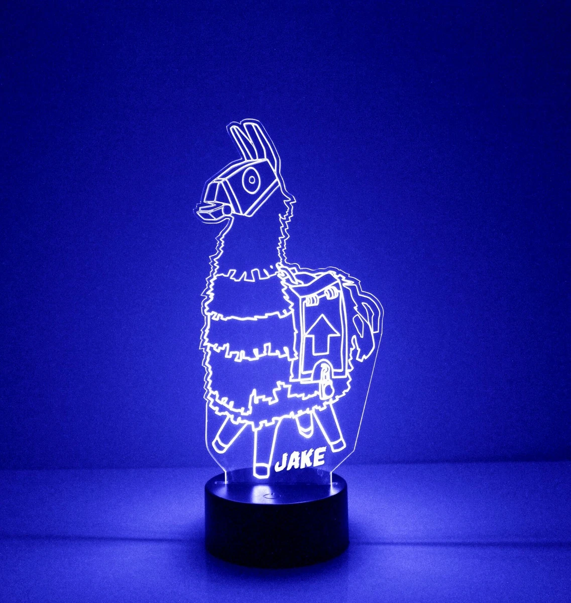 Fortnite Llama LED Night Light with Remote Control Engraved