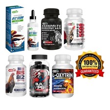 6 Pack Vitaminas Refuerzo Total Para Gallos, B15 B12 5500, Aminoplex 100 tablets