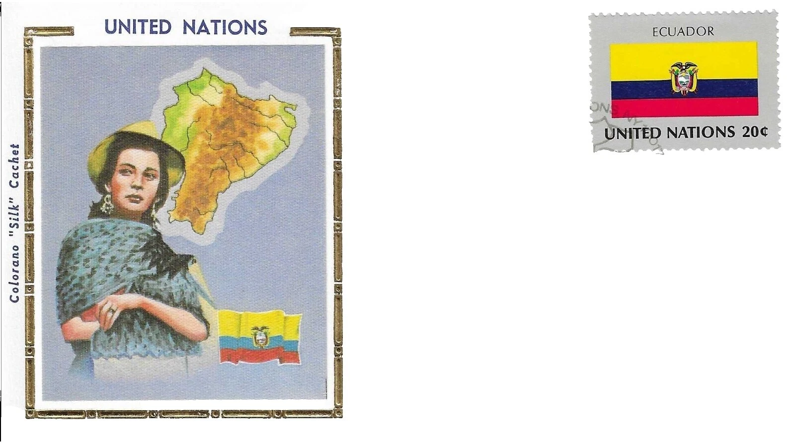 First Day Cover Ecuador Stamps