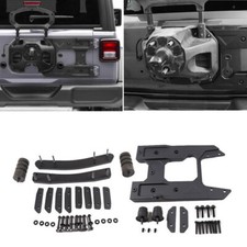 Oversized Spare Tire Carrier Tailgate Reinforcement System For Jeep Jl Wrangler