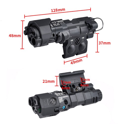 WADSN Metal MAWL C1 Visible Laser / IR Pointer light / M600C White Light Hunting - Picture 10 of 29