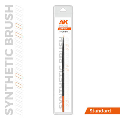 AK Interactive Synthetic Brush Round 0