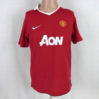 XLサイズ　NIKE × Manchester United Manchester United Shirt Boys XL Red White Soccer Football