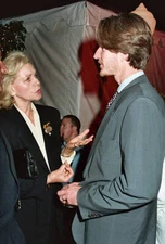Lauren Bacall & Matthew Modine at Screening of HBO's "And the - 1993 Old Photo 2