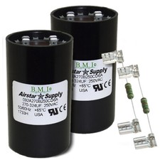 2 PACK , 270-324 UF MFD HVAC Motor Start Capacitors 250 VAC VOLT Resistors
