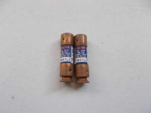 Fusetron FRN-R-8/10 Lot of 3 250V Time Delay Dual Element Fuses *FREE SHIPPING*