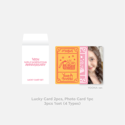 Girls' Generation 16th ANNIVERSARY OFFICIAL MD GOODS LUCKY CARD