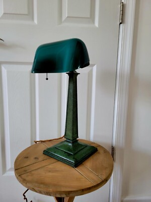Emeralite Lamp Classic Bankers Desk Lamp Antique Emeralite 8734