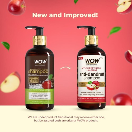 Champú de vinagre de sidra de manzana WOW Skin Science 300 ml - Imagen 2 de 3