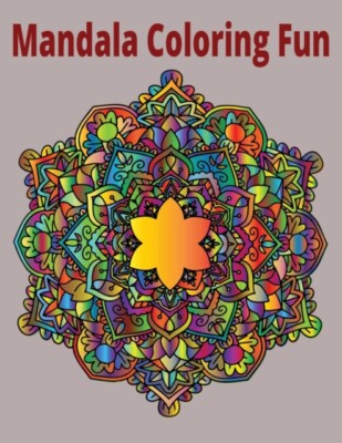 Malbuch - Mandala Malvorlagen Spaß Farbbuch - Neues Taschenbuch oder Sofa - J555z