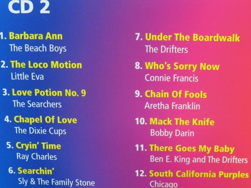 BEST OF 60'S ROCK N ROLL 5 CDS BOX NEW! Tom Jones, Beach Boys, Dion, 60 Tracks - Picture 4 of 11