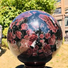 40.19LB Natural Astrophyllite Quartz Crystal"Fireworks Stone"The Ball Heals 683