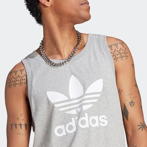 Adidas Originals Trefoil Tank Herren Gr. XS Grau IM2082 NEU - Bild 5 von 5