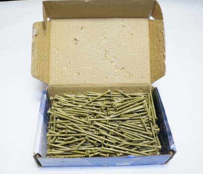 Jake Sales 9''x3'' Bronze Star Flat Head Screws Exterior Coated 5lbs 395 Approx.