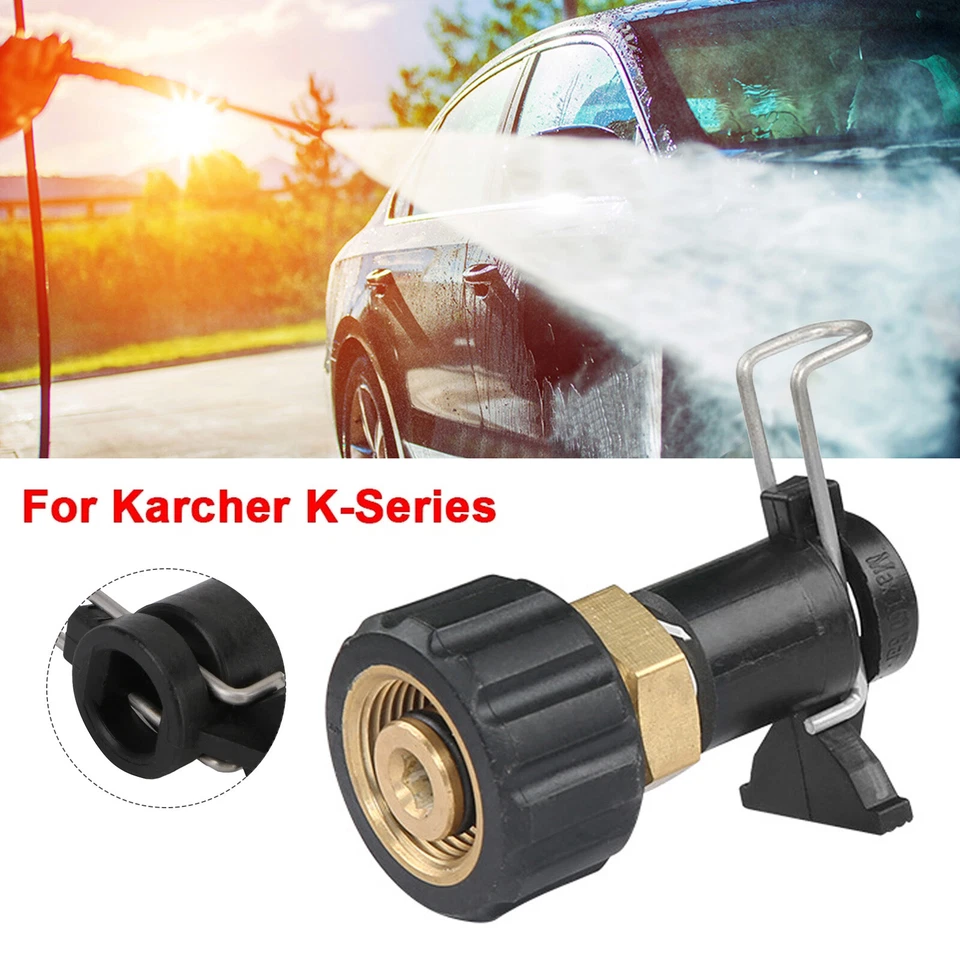 High Pressure Washer Quick Fit Hose Joiner Connector Adapter for Karcher Bosch - Image 2 of 4