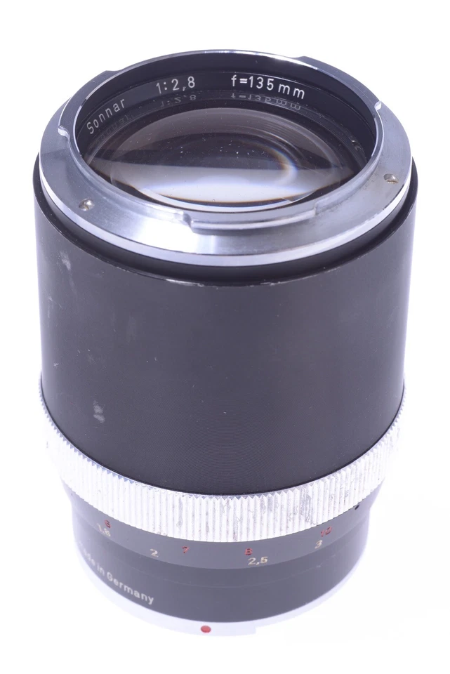 ✅ LENTE ZEISS CONTAREX 135MM 2.8 SONAR NEGRO PARA CÁMARA SLR 35MM *LEER* CON TAPA Foto 3 de 4